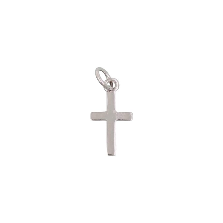 Silver Cross Charm