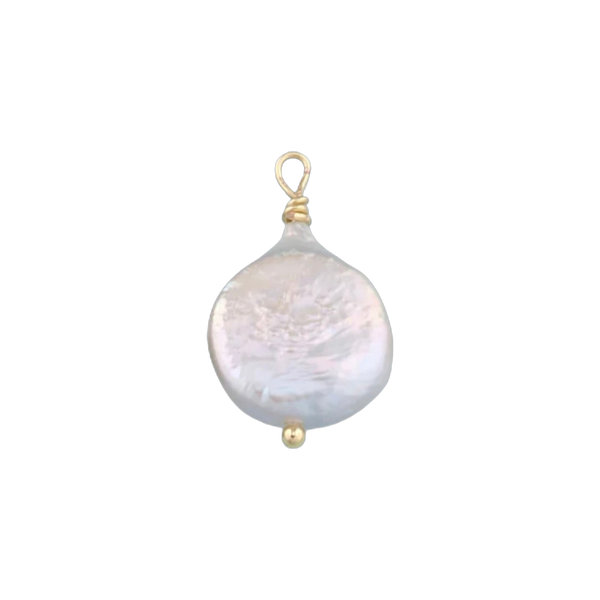 Oval Pearl Charm