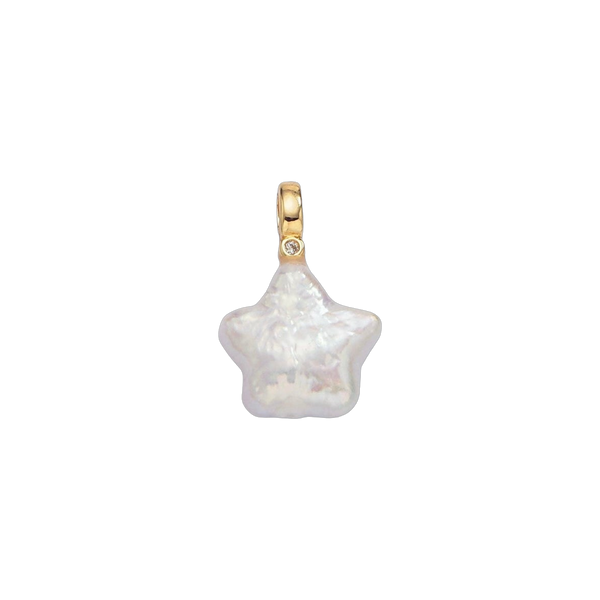 Pearl Star Charm