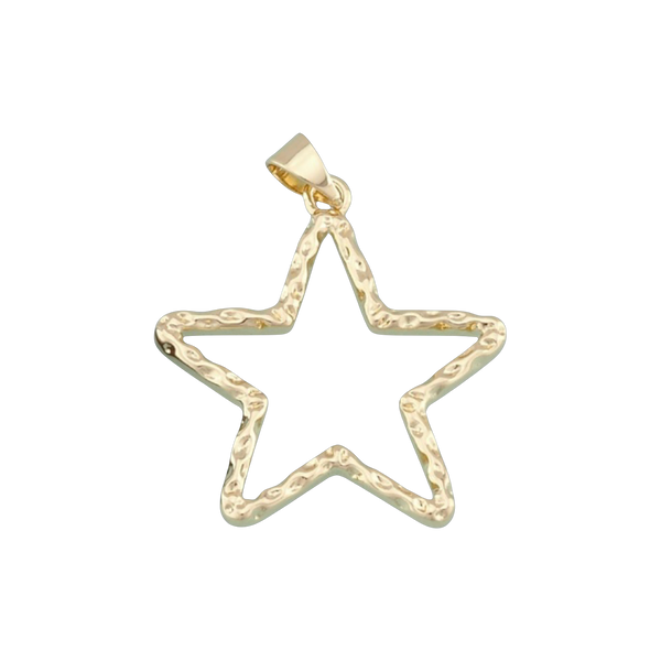 Open Star Charm