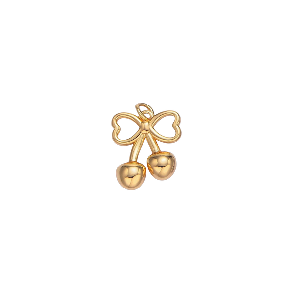 Cherry Bow Charm