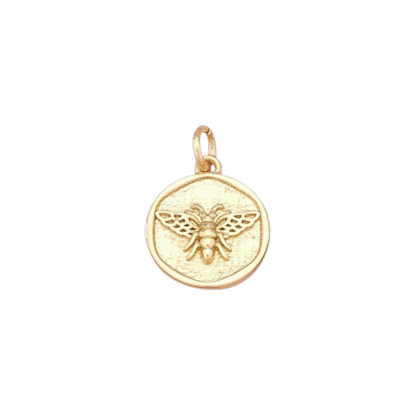 Round Bee Charm