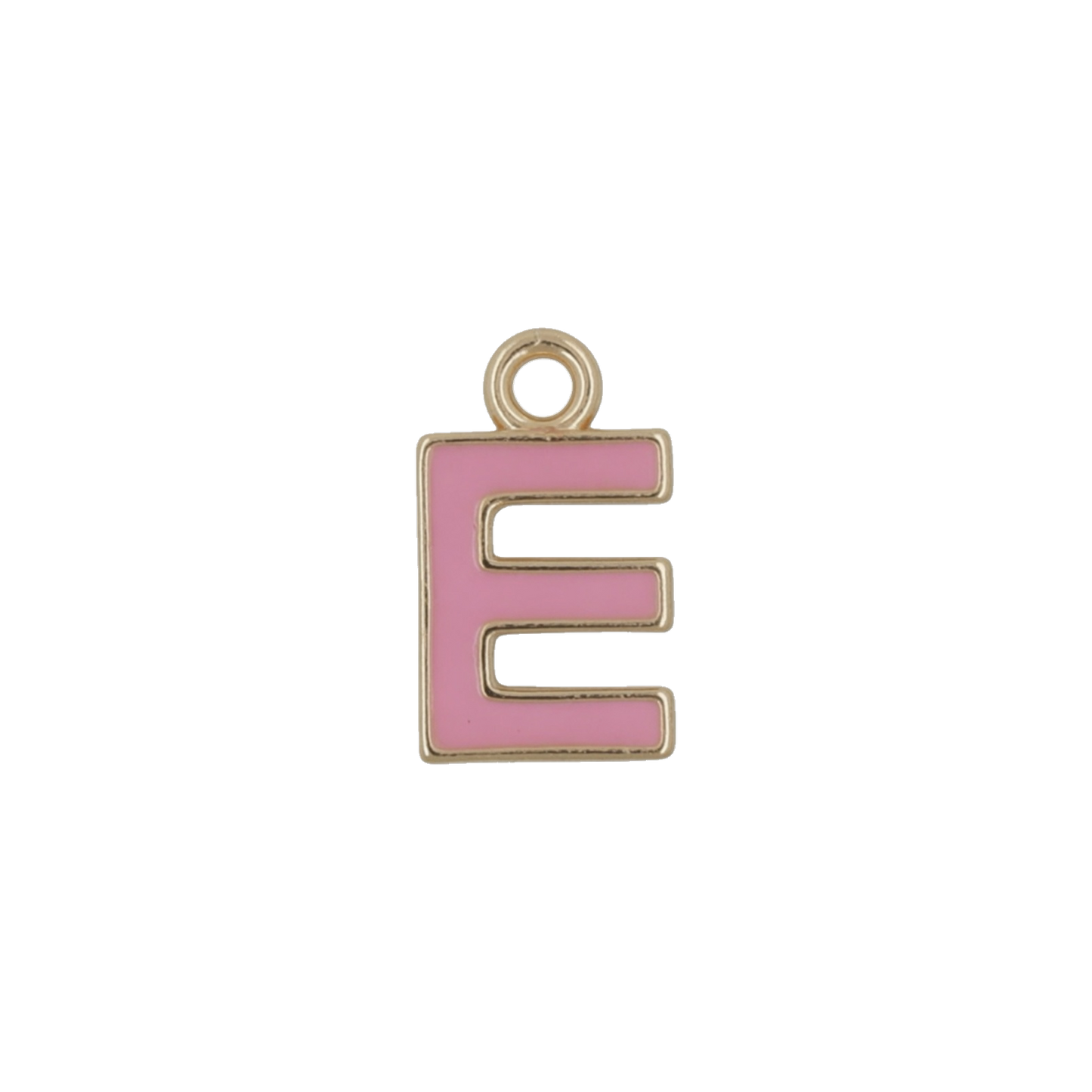 Pink and Gold Letter Charms