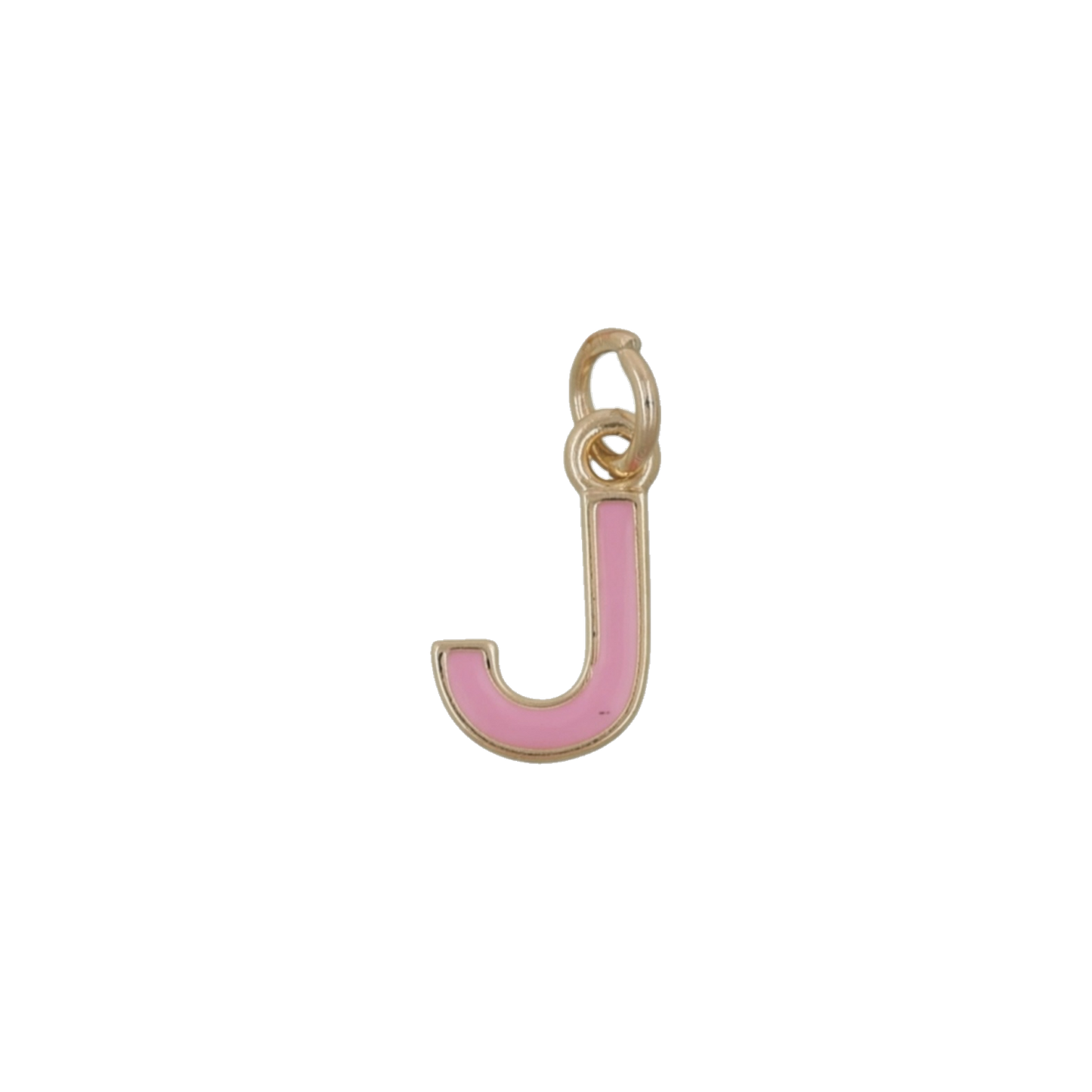 Pink and Gold Letter Charms