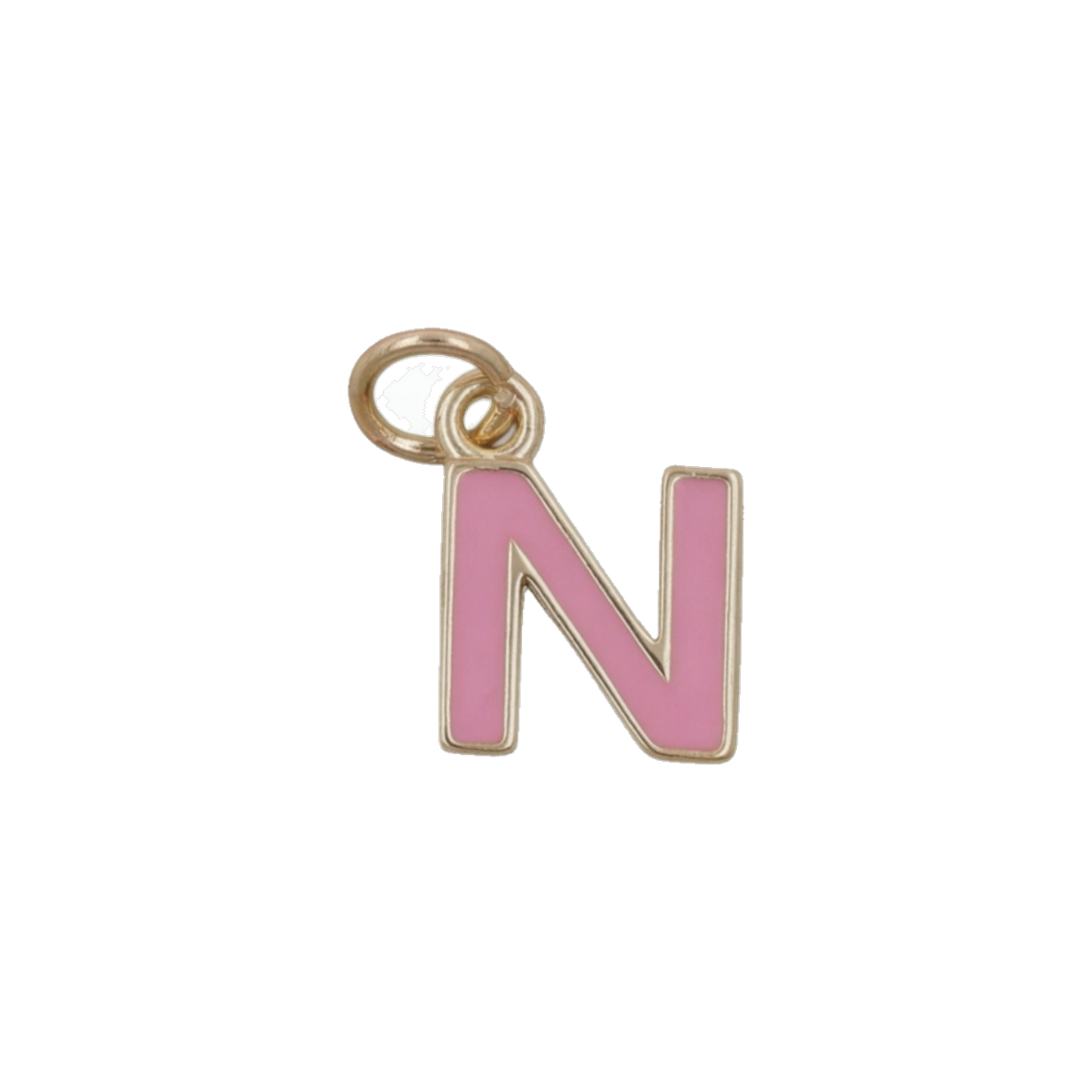 Pink and Gold Letter Charms