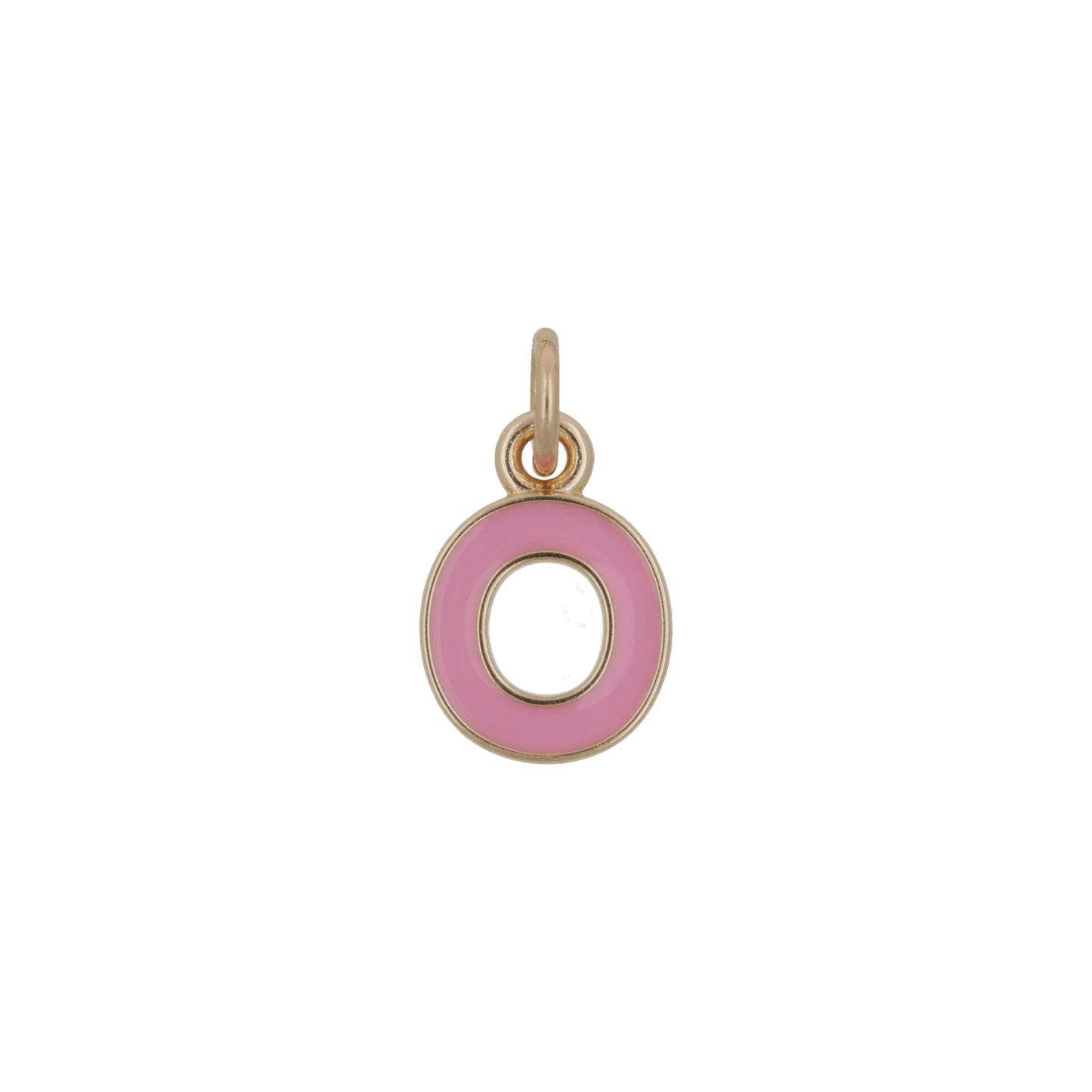 Pink and Gold Letter Charms