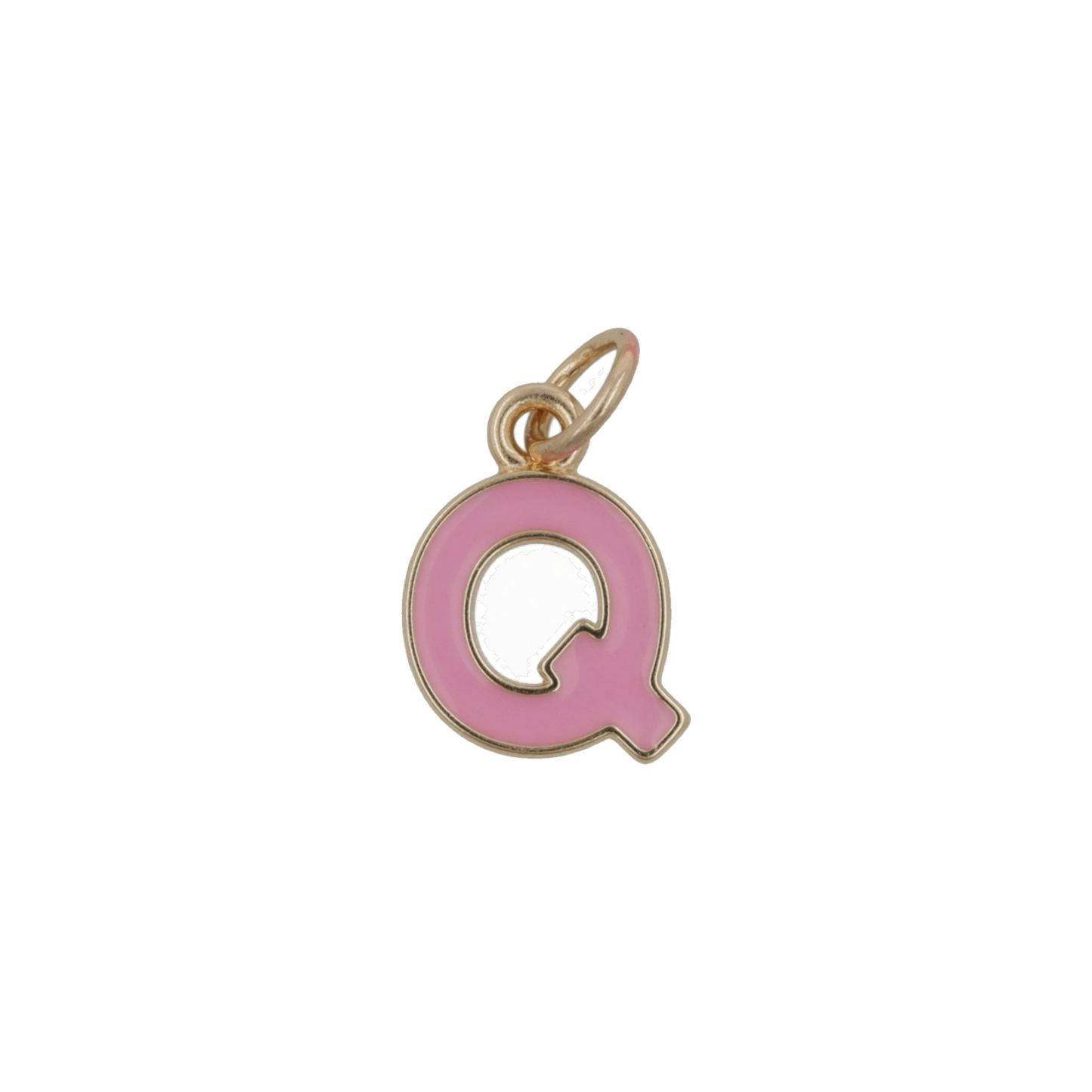 Pink and Gold Letter Charms