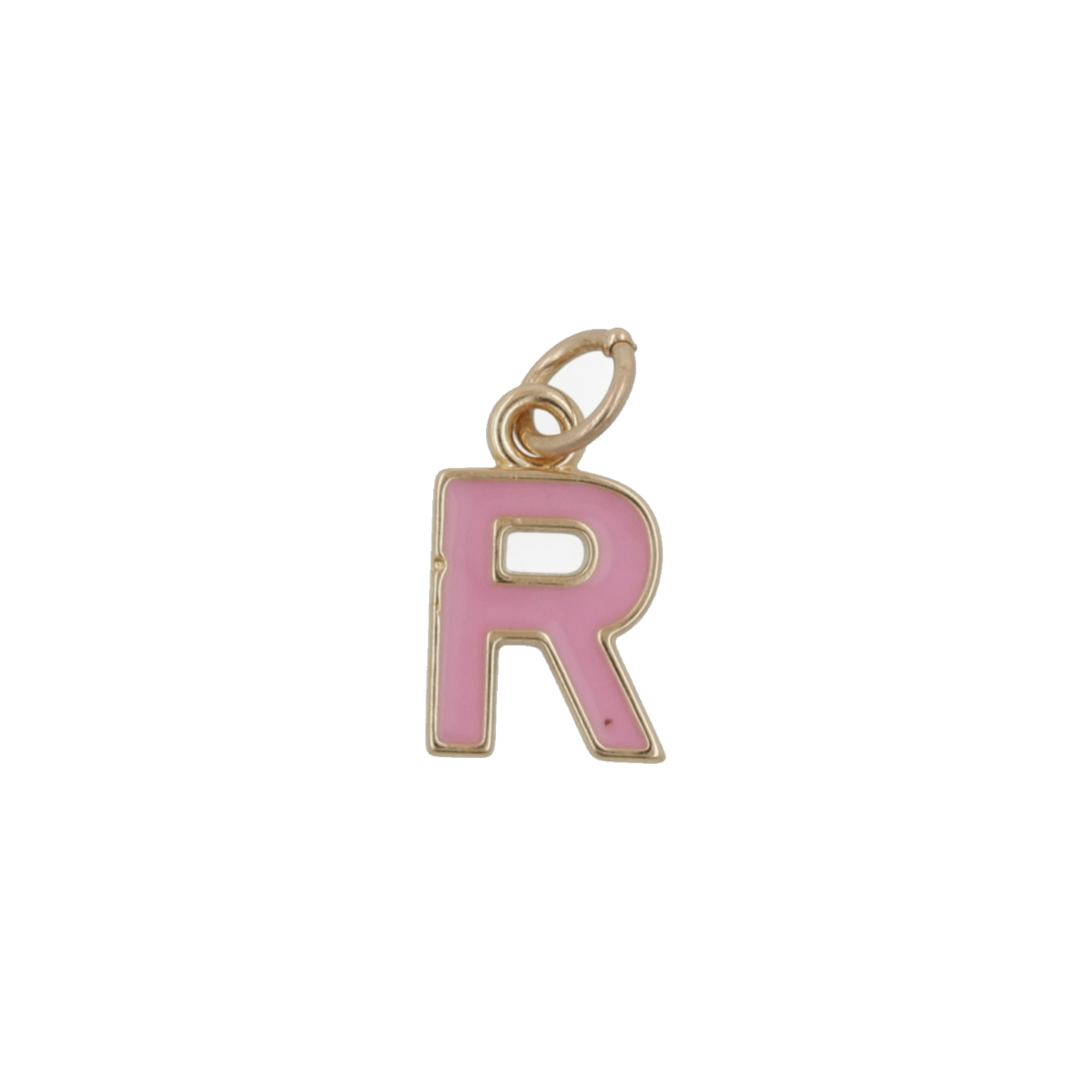 Pink and Gold Letter Charms