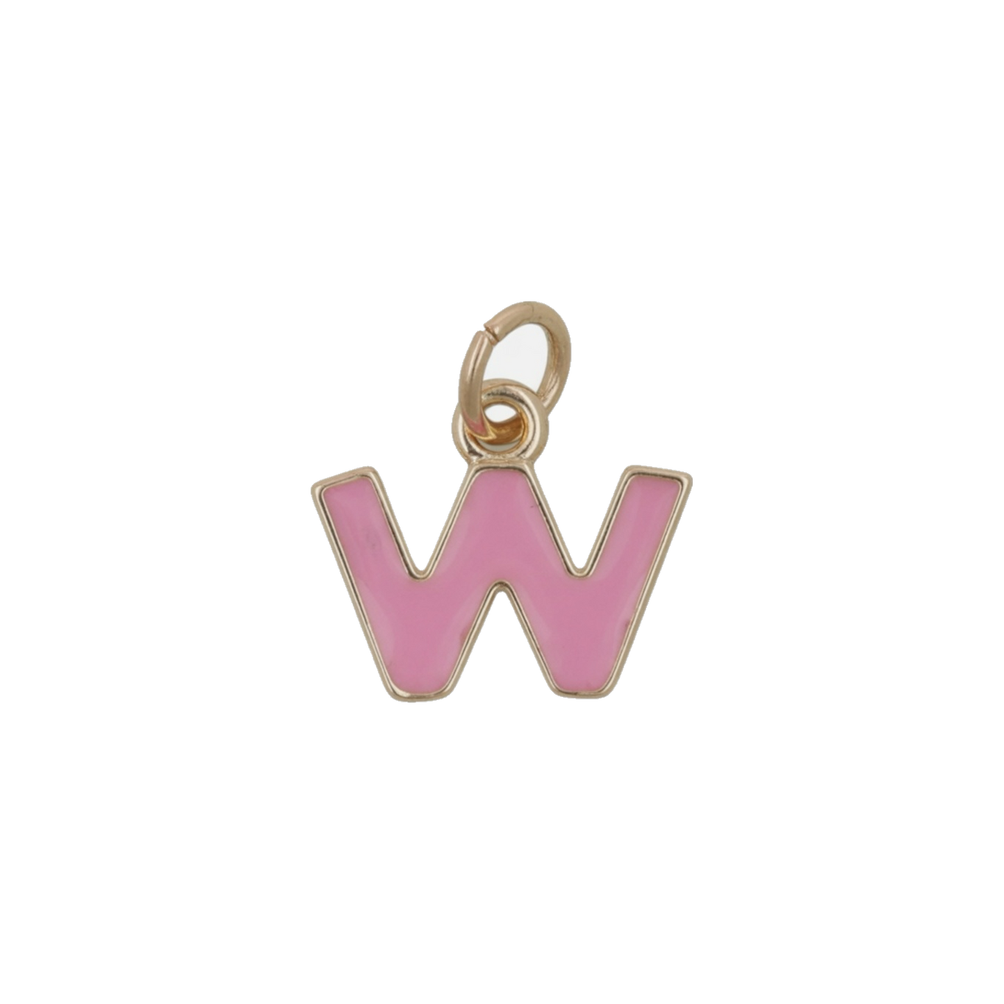 Pink and Gold Letter Charms