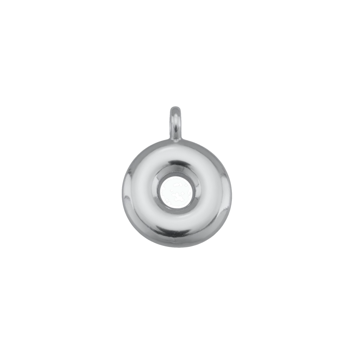 Silver Bubble Letter Charms