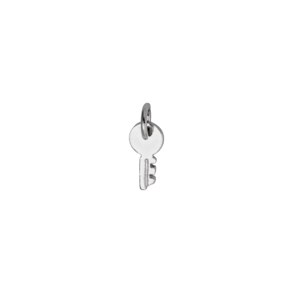 Silver Tiny Key Charm