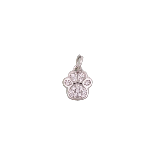 Silver Paw Charm