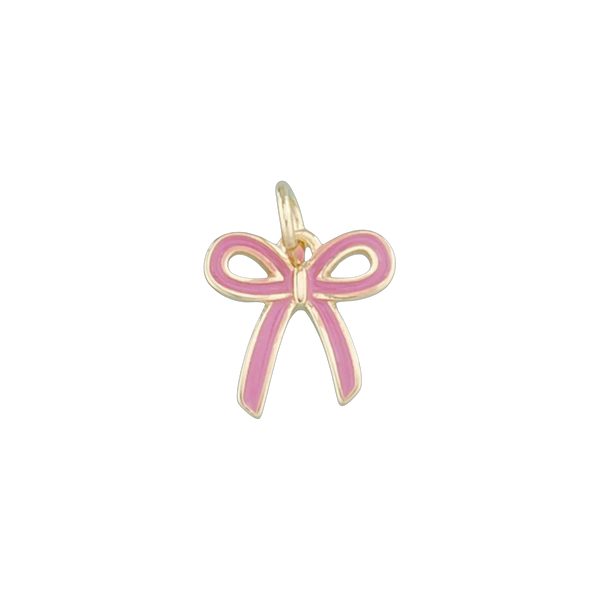 Pink Bow Charm