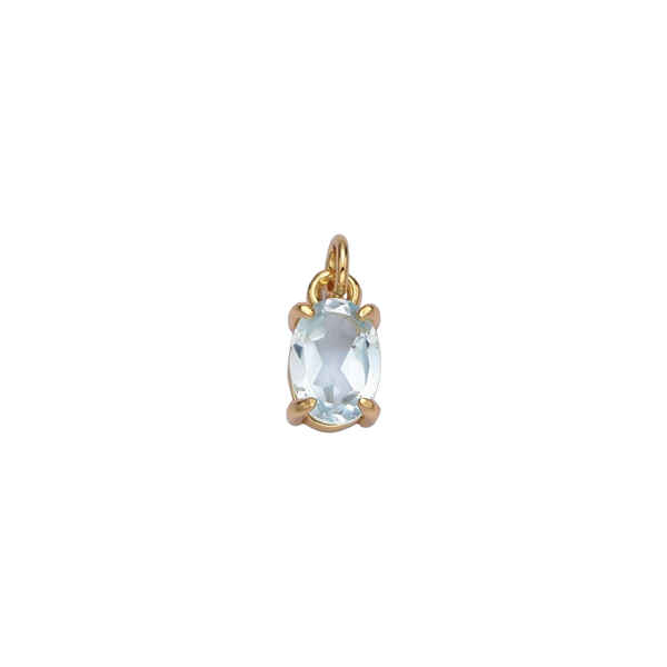 Tiny Blue Gem Charm