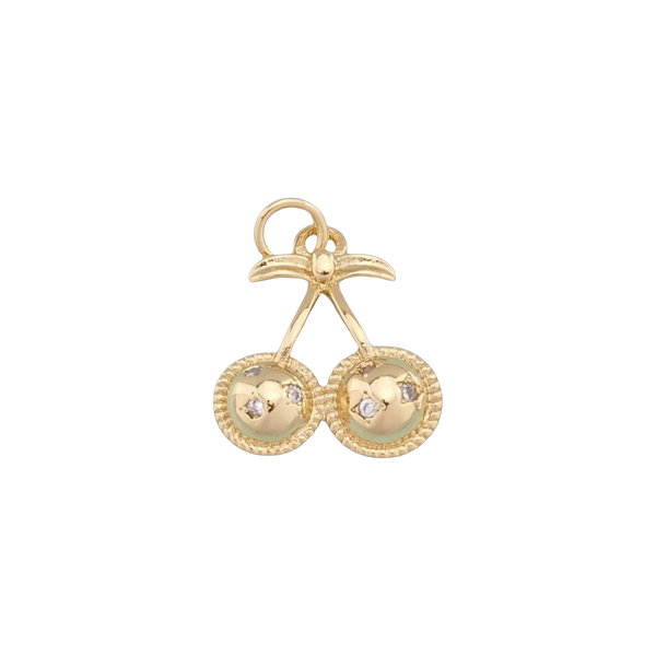Small Shine Cherry Charm