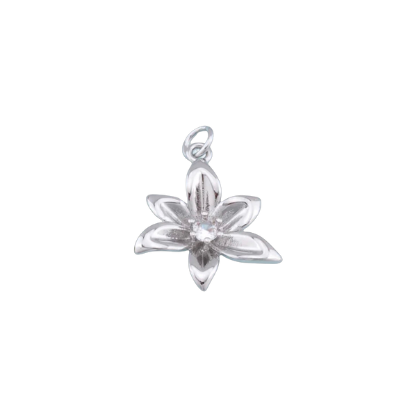 Silver Lily Charm