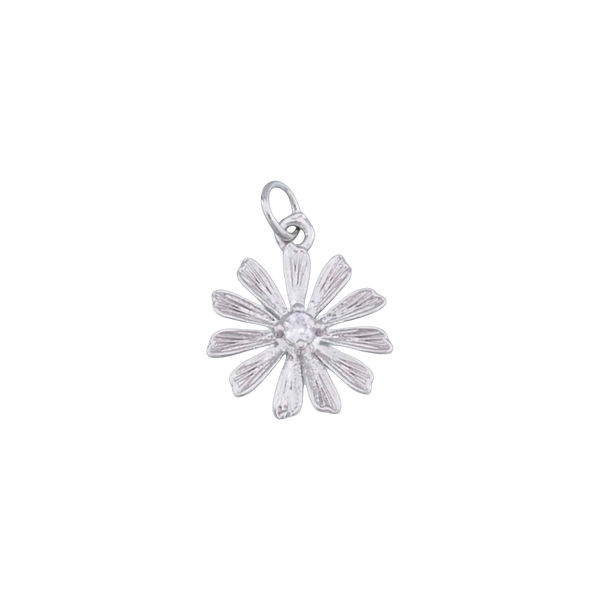 Silver Daisy Charm