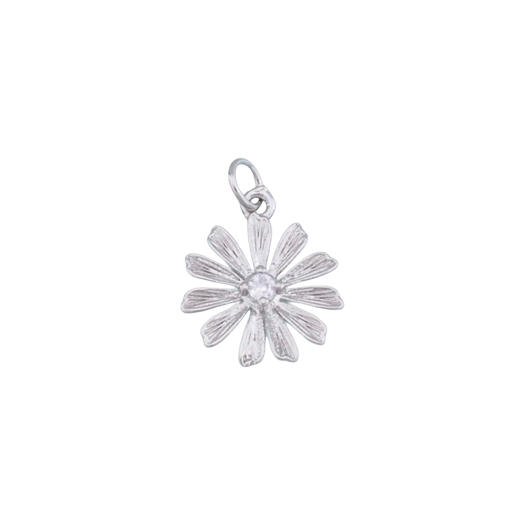 Silver Daisy Charm