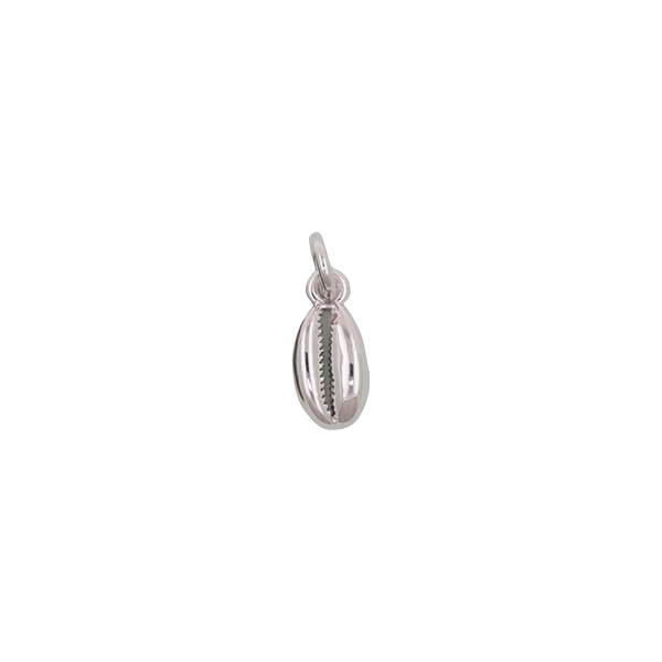 Silver Cowrie Shell Charm