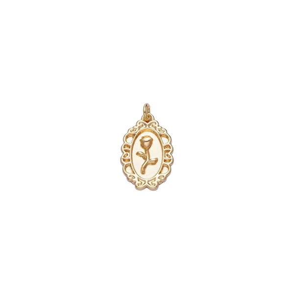 Vintage Rose Charm