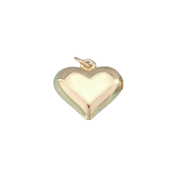 Small Puffy Heart Charm