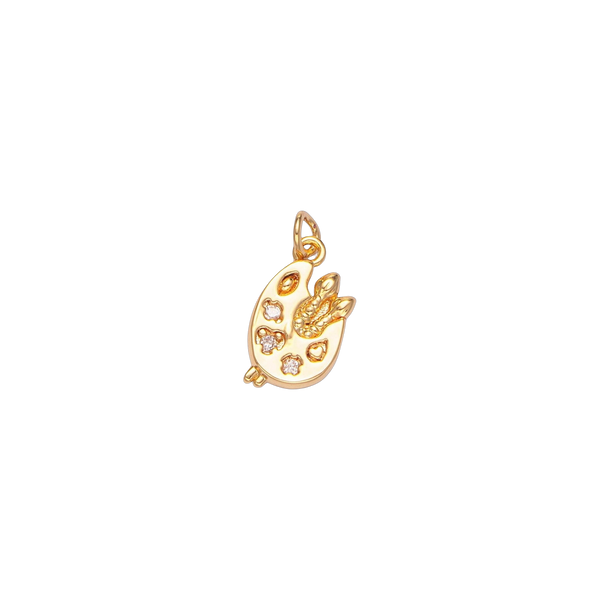 Tiny Paint Palette Charm