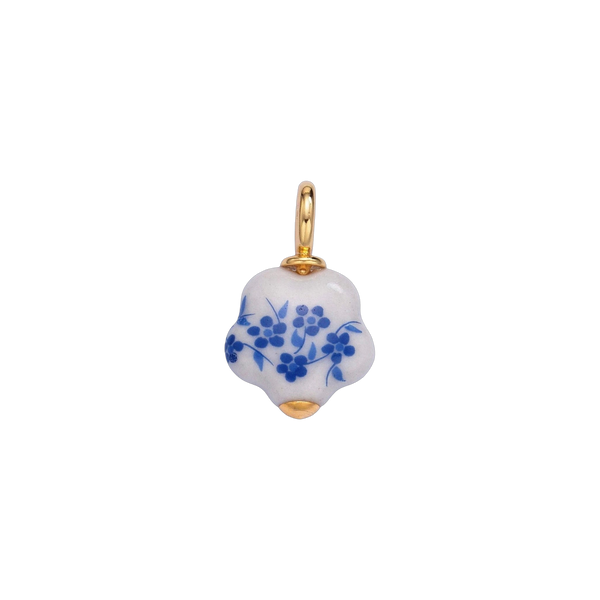 Dainty Blue Floral Charm