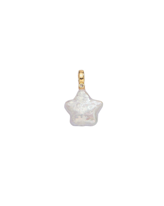 Pearl Star Charm