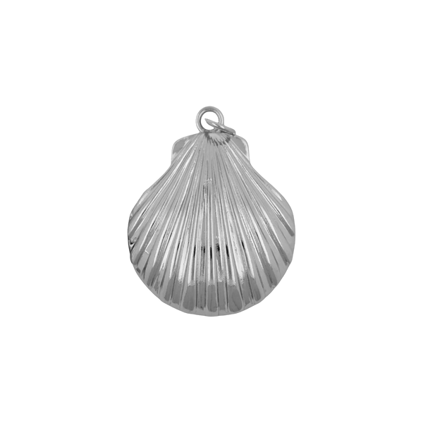 Silver Coastal Shell Charm