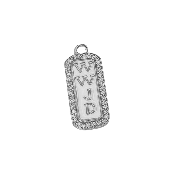 Silver WWJD Charm