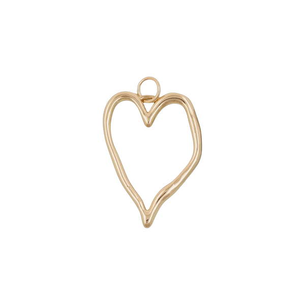 Wavy Heart Charm