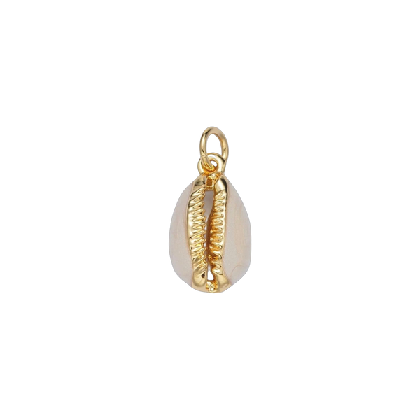 Pearly Gold Shell Charm