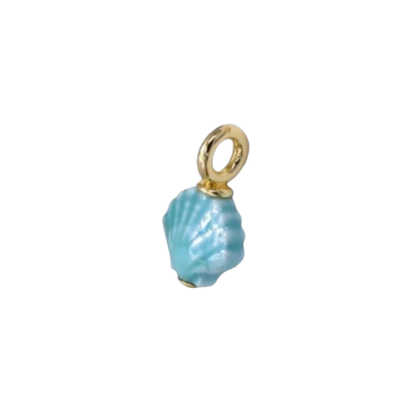 Seaside Blue Shell Charm