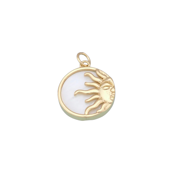 Golden Horizon Sun Charm