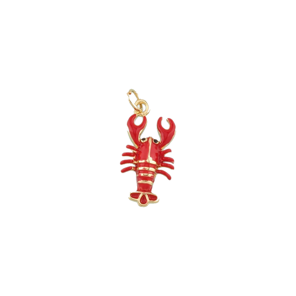 Red Coastal Lobster Charm