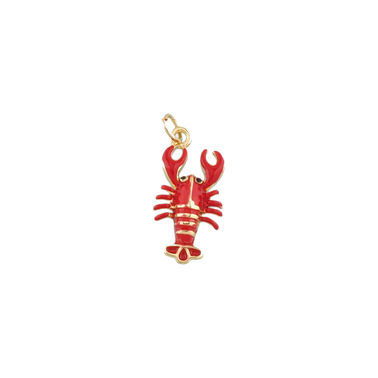 Red Coastal Lobster Charm
