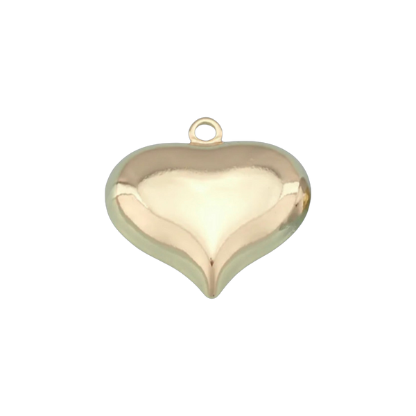 Big Puffy Heart Charm