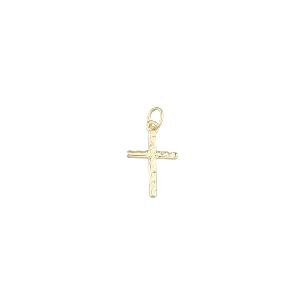 Textured Cross Charm