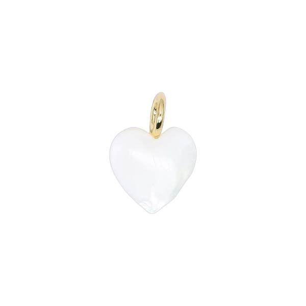 Small Pearly Heart Charm