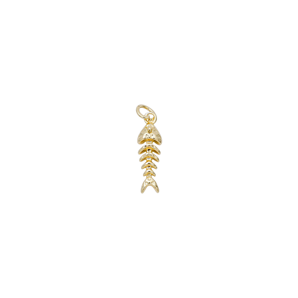 Tiny Fishbone Charm