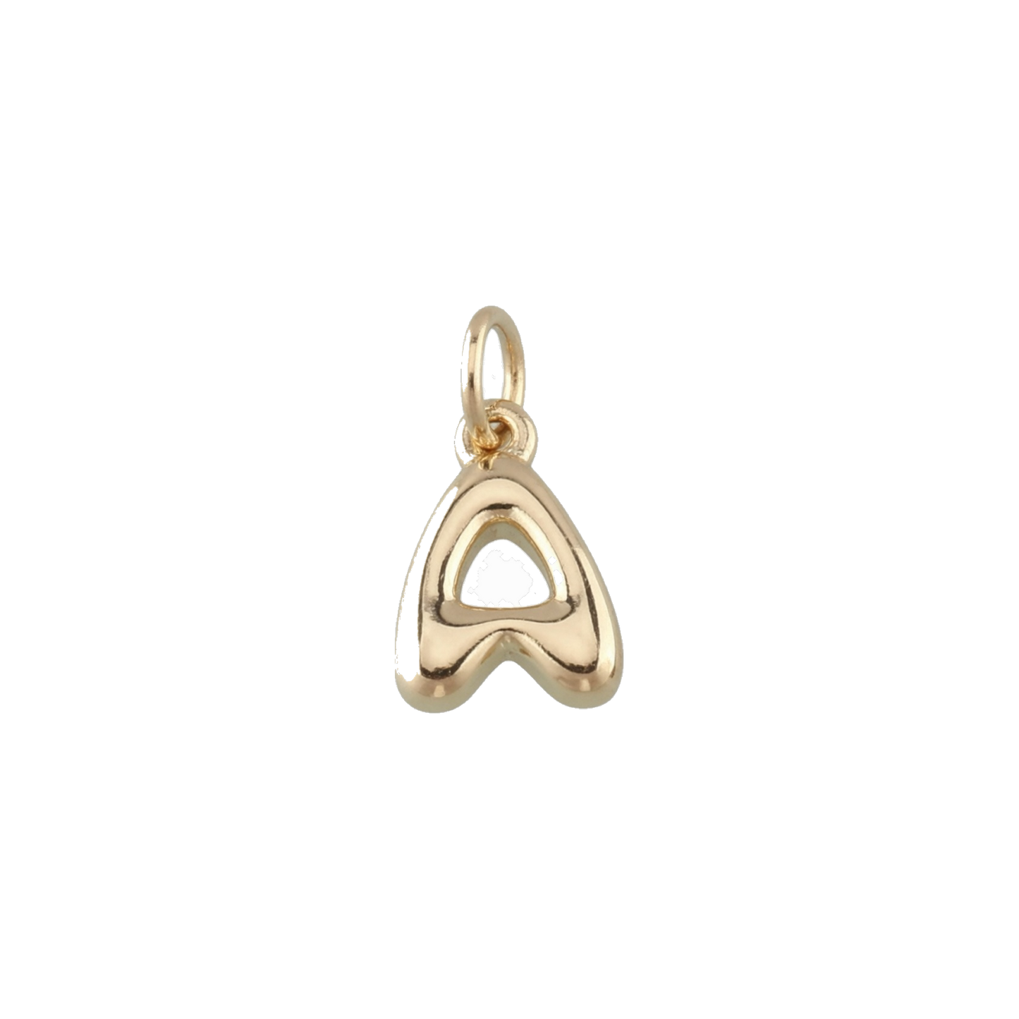 Mini Gold Bubble Letter Charms