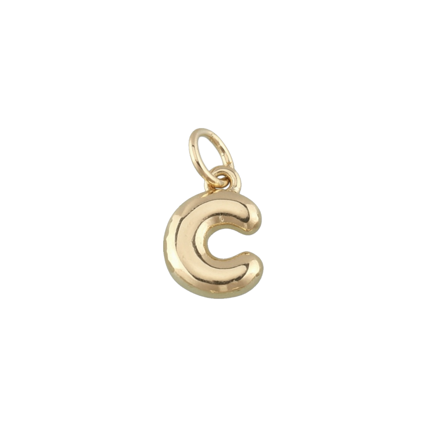 Mini Gold Bubble Letter Charms