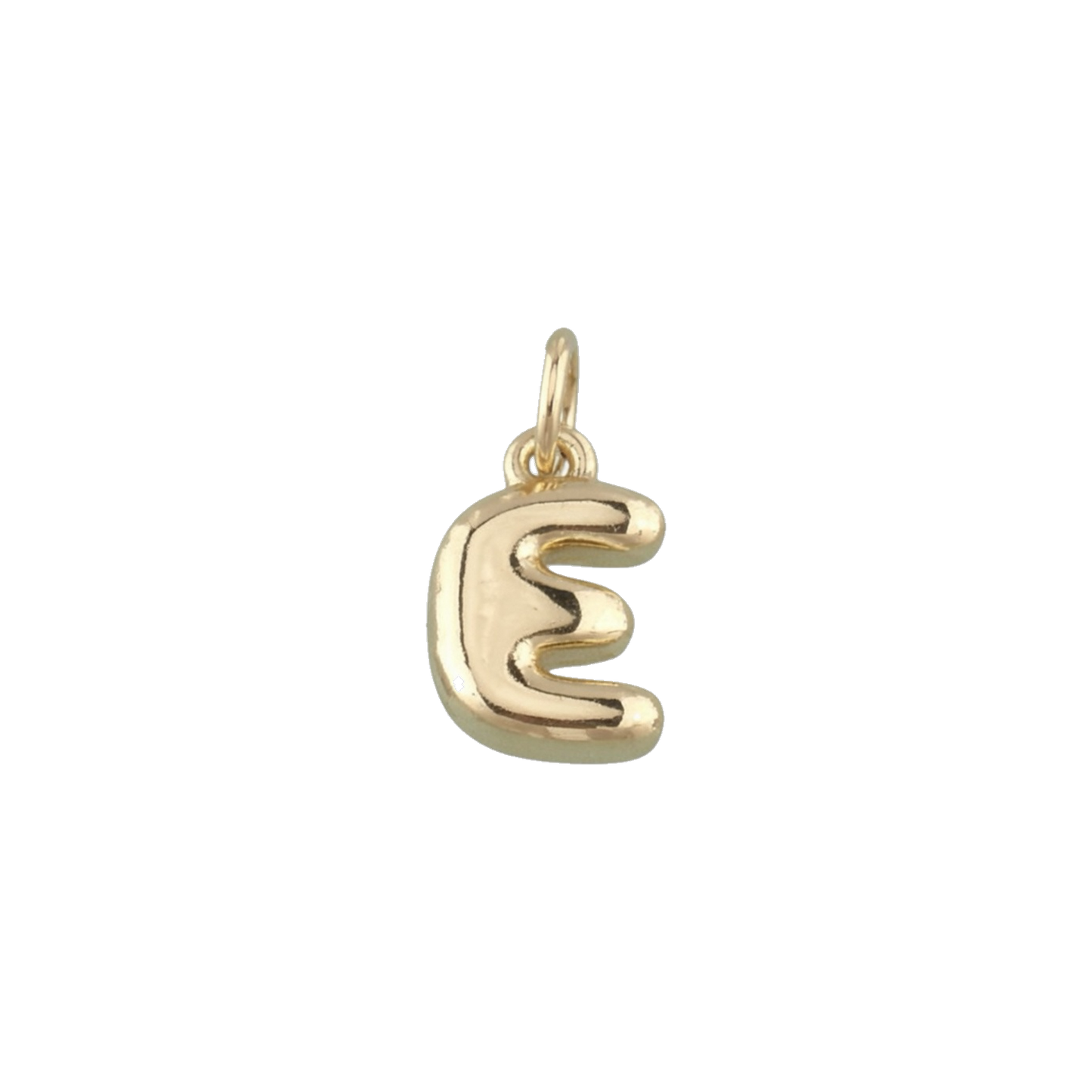 Mini Gold Bubble Letter Charms