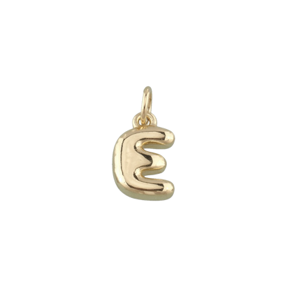 Mini Gold Bubble Letter Charms
