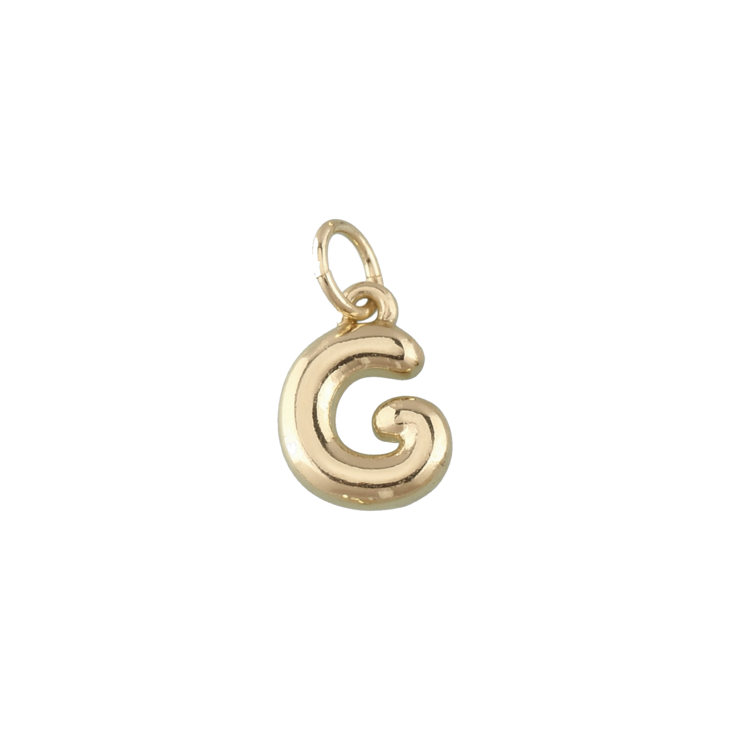 Mini Gold Bubble Letter Charms