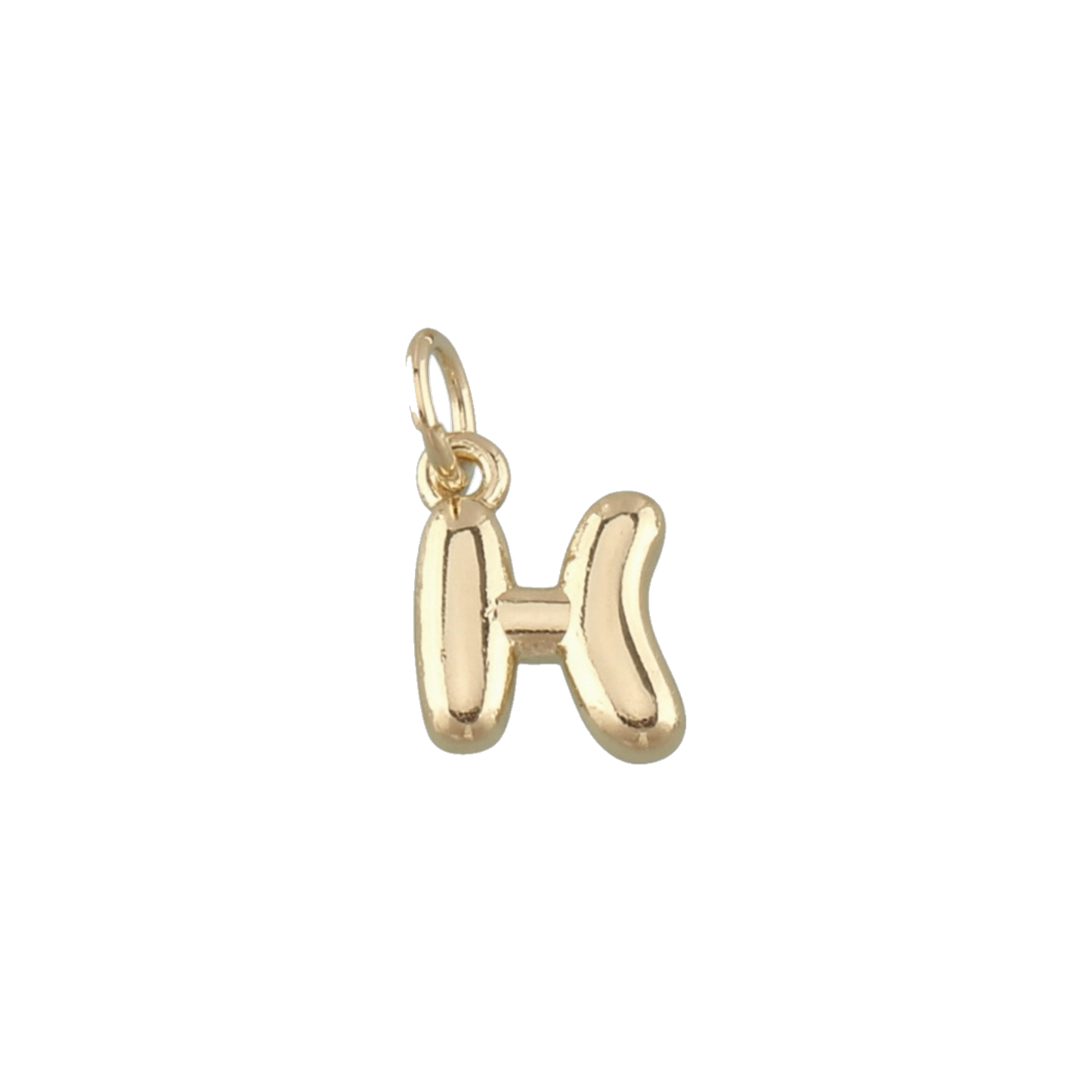 Mini Gold Bubble Letter Charms