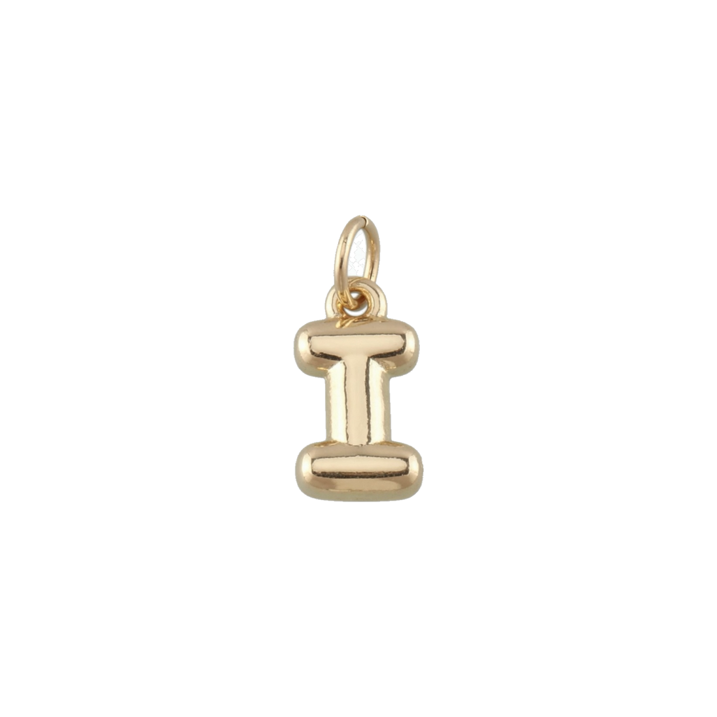 Mini Gold Bubble Letter Charms