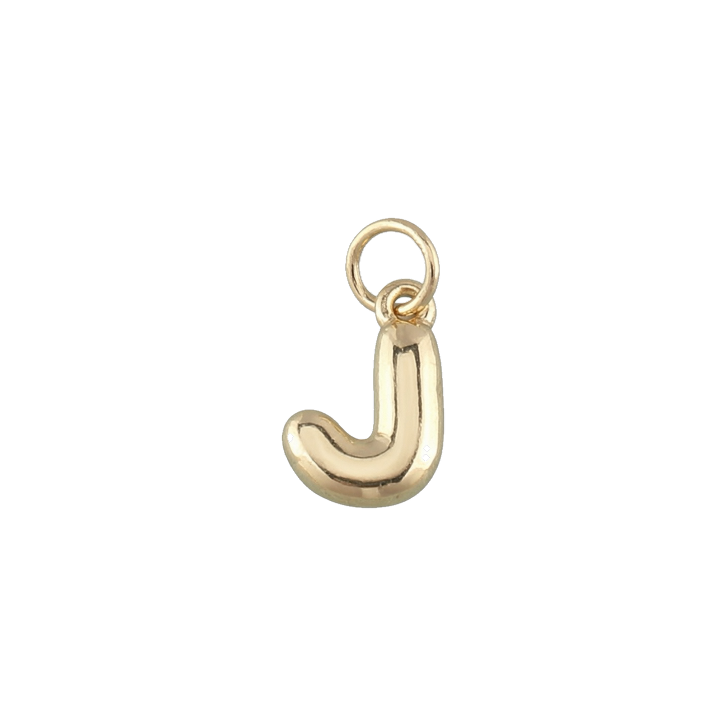 Mini Gold Bubble Letter Charms