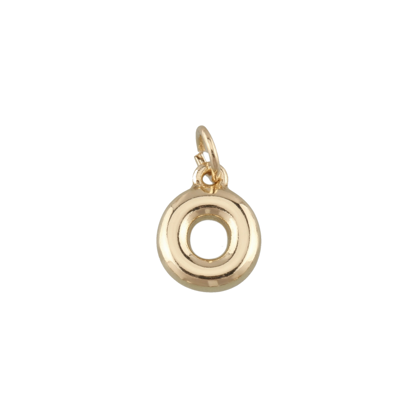 Mini Gold Bubble Letter Charms