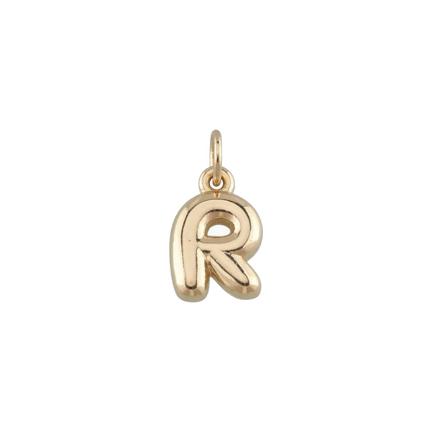 Mini Gold Bubble Letter Charms
